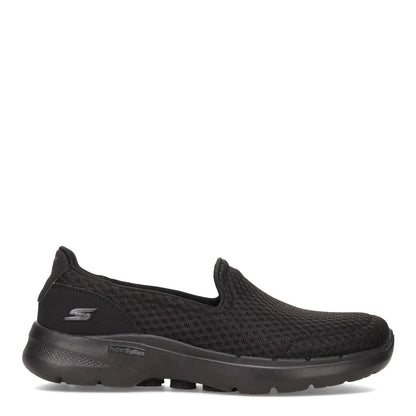 Skechers Women's Go Walk 6-Big Splash Sneaker, Black, 9