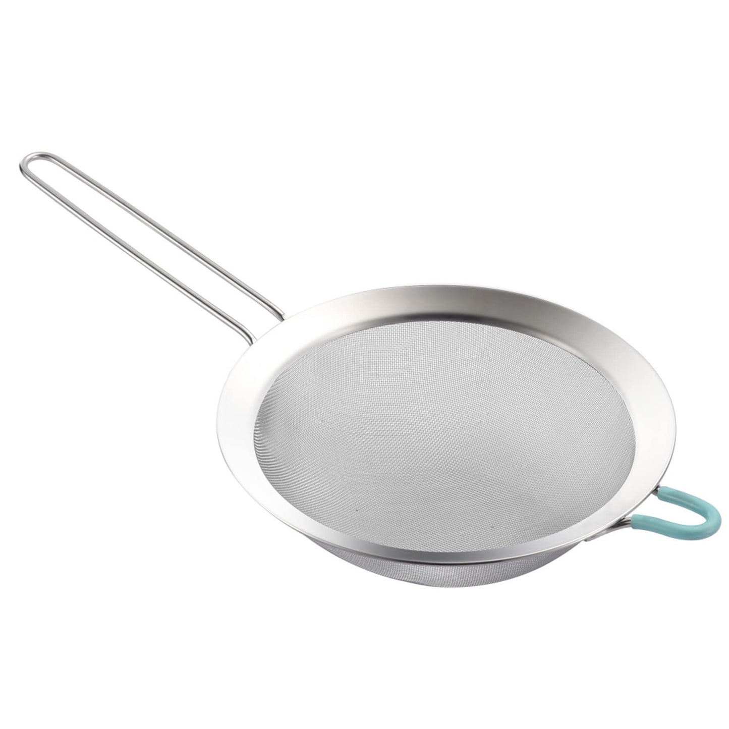 SUNWUKIN 304 Stainless Steel Fine Mesh Strainers for Kitchen, Colander-Skimmer with Handle, Sieve Sifters for Food, Tea, Rice, Oil, Noodles, Fruits, Vegetable