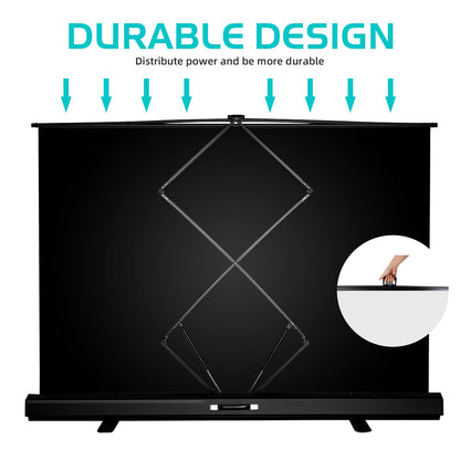 【Wider Style】 RAUBAY 78.7 x 82.7in Large Collapsible White Backdrop Screen Portable Retractable Panel Photo Background with Stand for Video Conference, Photographic Studio, Streaming