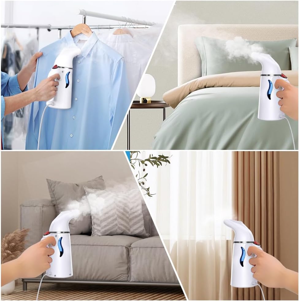 S·K·G SOUKENGEN Garment Steamer - Portable 150ml Travel Steam Iron for Clothing Wrinkle Removal, 110V
