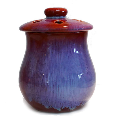 Cottage Creek Garlic Keeper, Garlic Clove Storage Container with Vented Lid, Garlic Holder