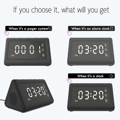CallToU Wireless Calling System Caregiver Pager Call Button System with 10 Waterproof Call Buttons and 1 Number Receiver for Clinic Nurses Station Restaurant Nursing Home