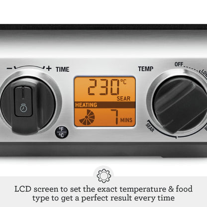 Breville BGR820XL Smart Grill, Brushed Stainless Steel