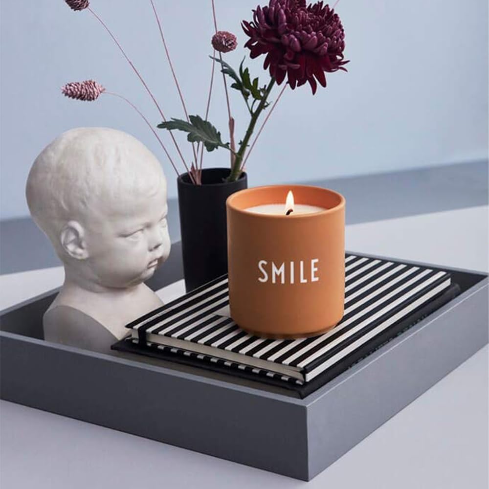 Design Letters Scented Candle Large 16 Oz, Soy Wax Wick Candles, Luxury Fragrance Gift for Women
