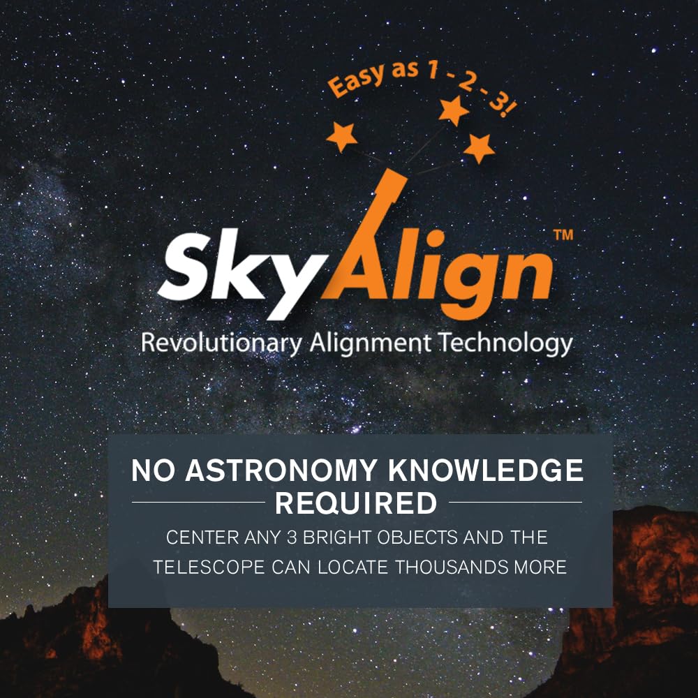 Celestron - 114LCM Computerized Newtonian Telescope - Telescopes for Beginners - 2 Eyepieces - Full-Height Tripod - Motorized Altazimuth Mount - Large 114mm Newtonian Reflector