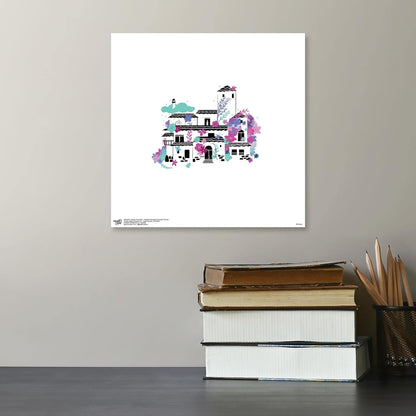 Trends International Gallery Pops Disney Encanto - Painted Paradise House Wall Art Poster, 12" x 12"