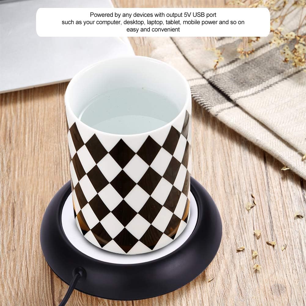 Coffee Mug Warmer, Portable Cup Warmer for Travel, Office, Home for Heating Coffee, Milk, Tea, Hot Chocolate (Hoarse
