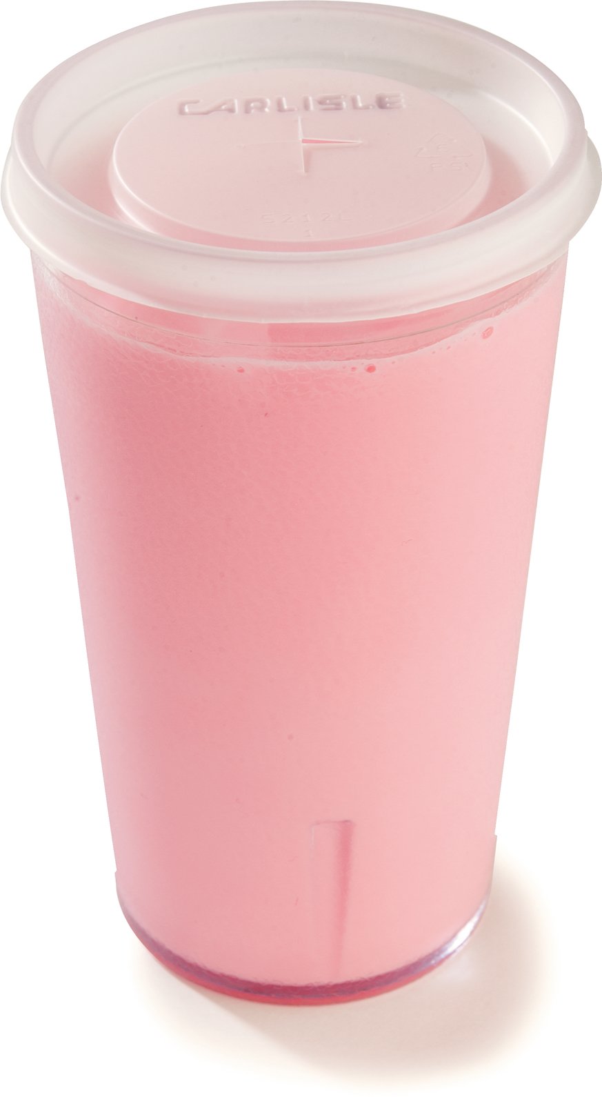 Carlisle FoodService Products Stackable Stackable Tumbler Plastic Tumbler with Pebbled Exterior for Restaurants, Catering, Kitchens, Plastic, 9.5 Ounces, Clear, (Pack of 72)