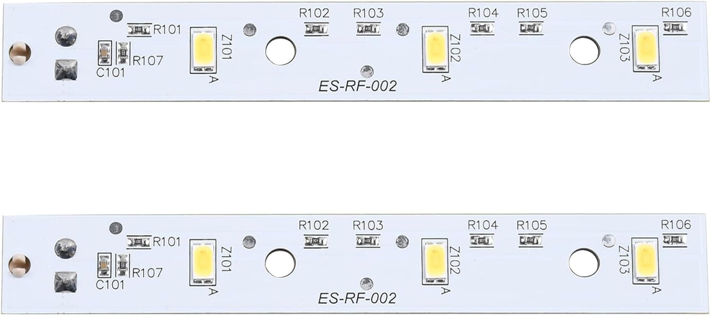 Yubunt WR55X26671 LED Light Board for GE Freezer, Replacement Part Numbers PS11767930, EAP11767930 (2Pcs)