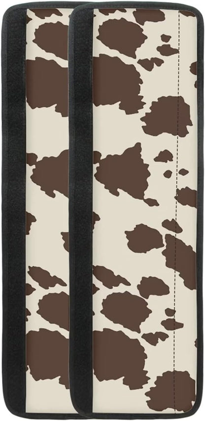 Brown Cow Print Refrigerator Door Handle Cover - Antiskid Protector Gloves for Fridge, Oven, 2 Pieces Keep Off