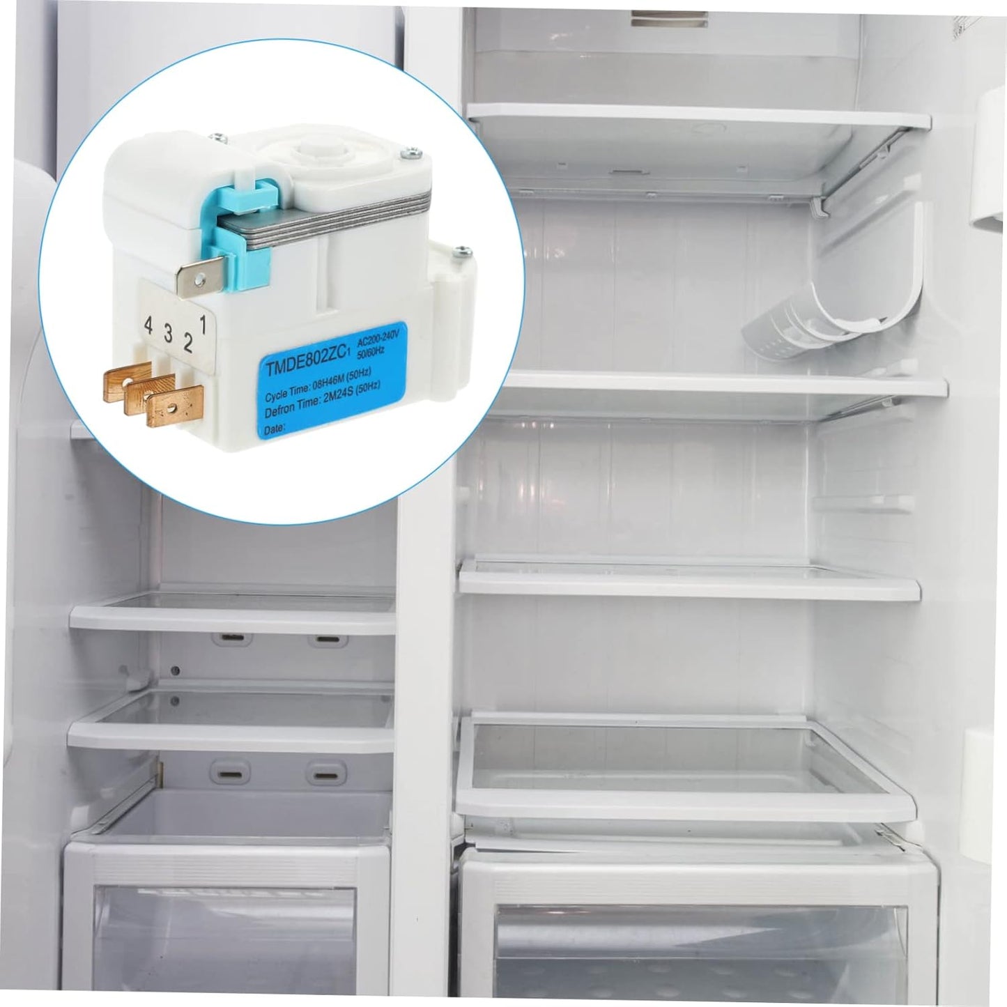 HEMOTON Refrigerator Defrost Timer, Electronic Defrost Timer for Kitchen Fridge Defrost Timing Tools