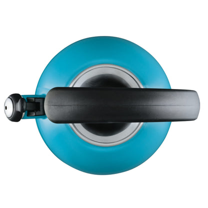 Circulon Enamel on Steel Whistling Induction Teakettle, Tea Kettle for Stovetop with Flip-Up Spout, 2-Quart, Turquoise