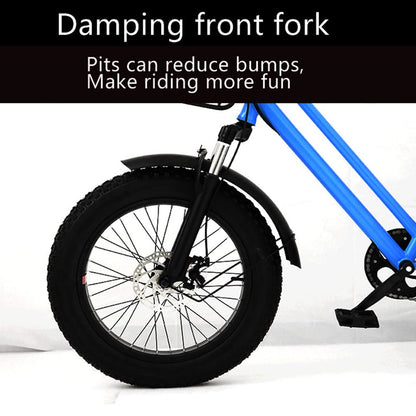 Adults Tricycle 7 Speed Fat Tyre Off Road Trike with Cargo Basket - City Mountain Bicycle for Leisure Cycling Seniors, Farm and Fruit Picking