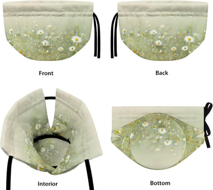 Tea Pot Cover, Insulated Tea Cozy, Teapot Dust Cover, Warming Tea Kettle Quilt, Home Kitchen Decoration (Daisy Floral