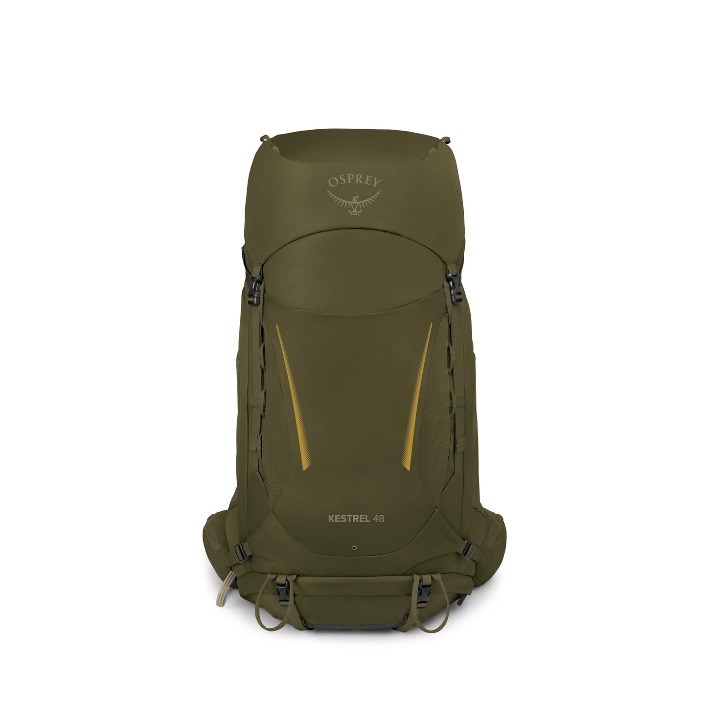 Osprey Kestrel 48L Men's Backpacking Backpack - Hiking & Camping Bag with Waterproof Raincover, Moss Green, Small/Medium