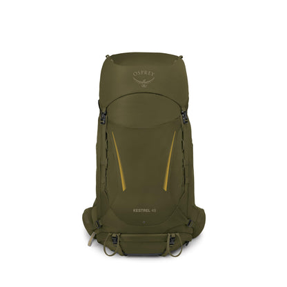 Osprey Kestrel 48L Men's Backpacking Backpack - Hiking & Camping Bag with Waterproof Raincover, Moss Green, Small/Medium