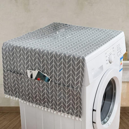 SEWACC Anti-Slip Refrigerator Cover - Fridge, Dryer, Washer Top Protector Mat, Washing Machine Sofa Cover