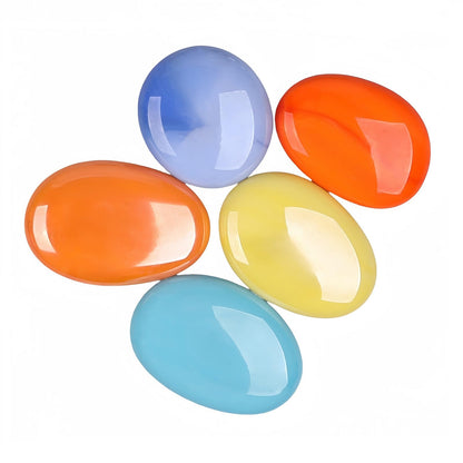 Mosaic Tiles Stained Glass, Textured Glass Mosaic Making with Handmade for DIY Art Crafts，Home Decorations - Flat Glass Beads Shape About 10Pcs 190G(0.42LB)
