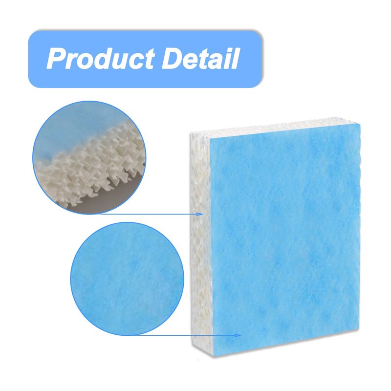 YUEFENG Humidifier Replacement Filter T for Honeywell Top Fill Humidifier HEV615 and HEV620 Humidifier Wicks, Compatible with Part # HFT600, HFT600T, HFT600PDQ (Blue-6pcs)