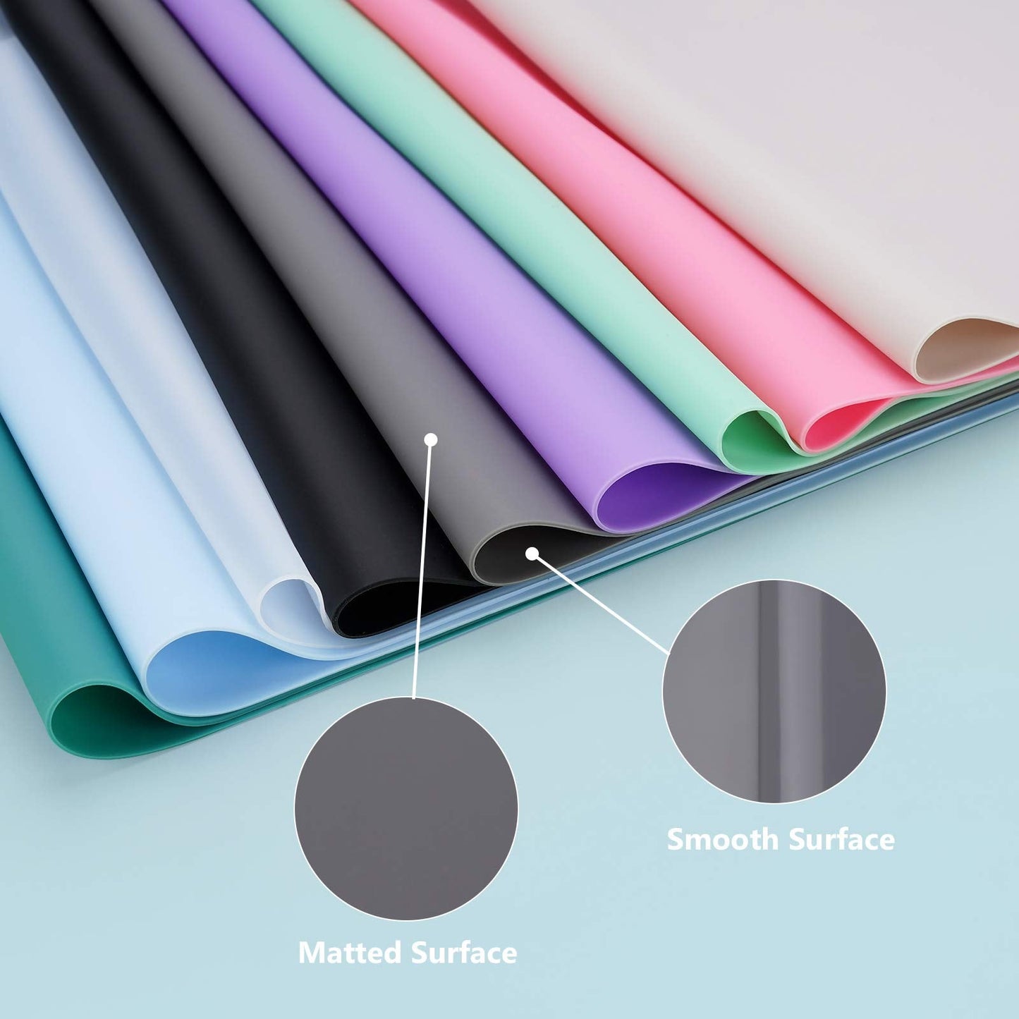 Gartful Extra Large Silicone Mats for Countertop, 28" by 20" Multipurpose Mat, Counter Table Protector, Desk Saver Pad, Placemat Nonstick Nonskid Heat-Resistant Pad, Black