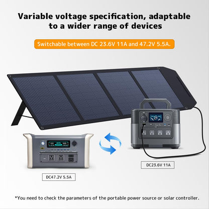 LVYUAN 300W Portable Solar Panel Foldable Solar Panel, Solar Cells 22.6% High Efficiency for Outdoor Adventures Power Station and Camping
