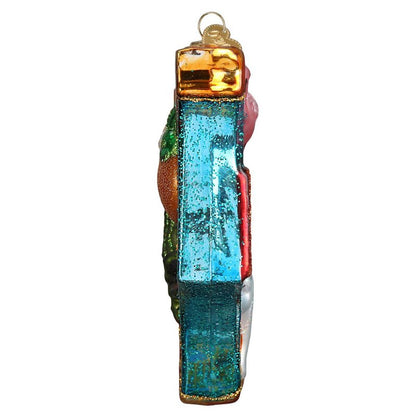 Old World Christmas State of Florida Glass Blown Ornament for Christmas Tree, Handcrafted Holiday Decoration, States Collection