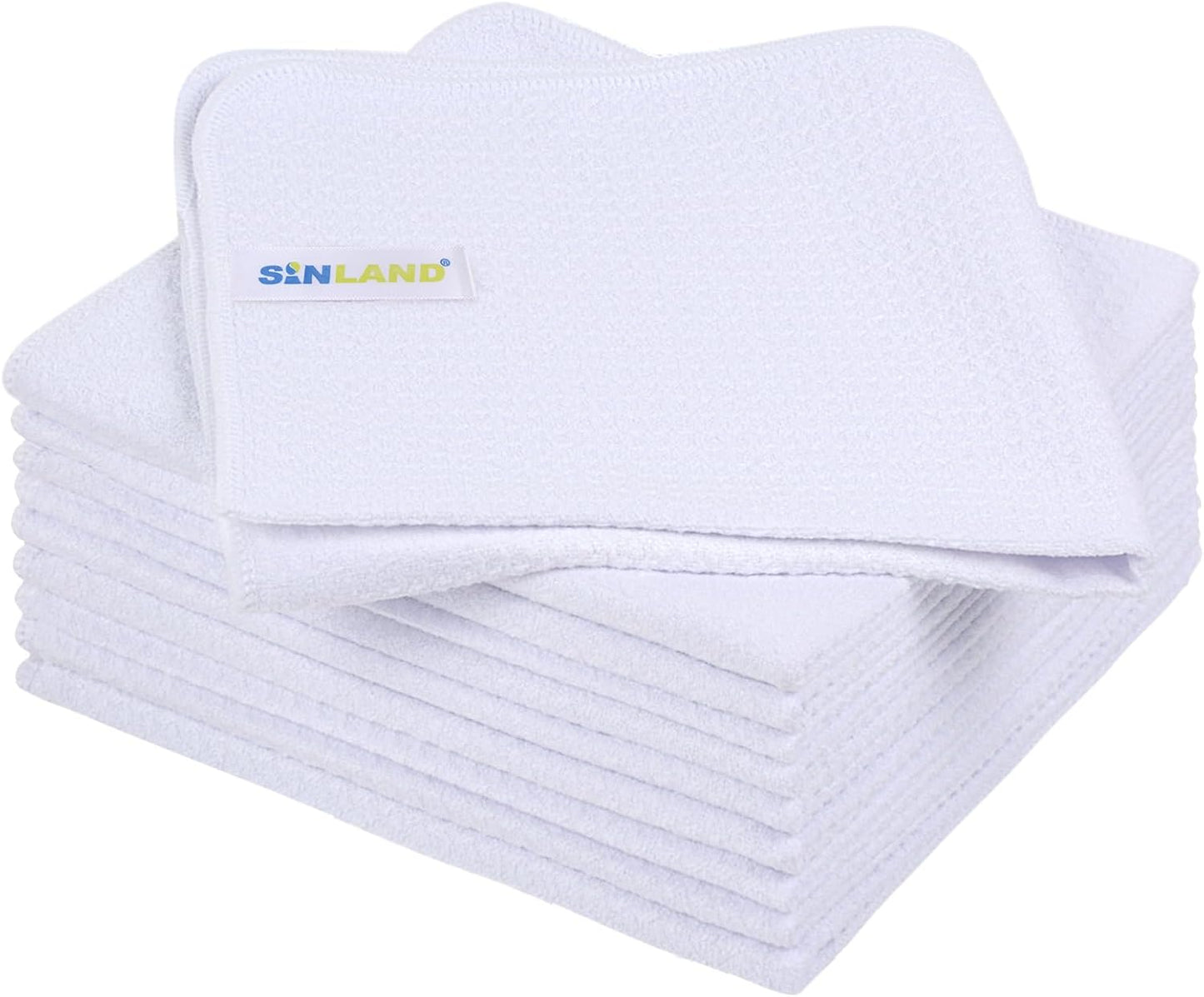 16 Inch 16 Inch 10 Pack SINLAND Microfiber Kitchen Towel Premium Sublimation Blank Towels Fast Drying Tea Towel