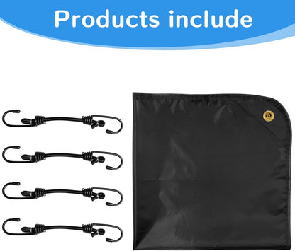 Air Conditioner Covers for Outside Units, Heavy Duty Water-Resistant Central AC Cover 36 x 36 Inch, Black