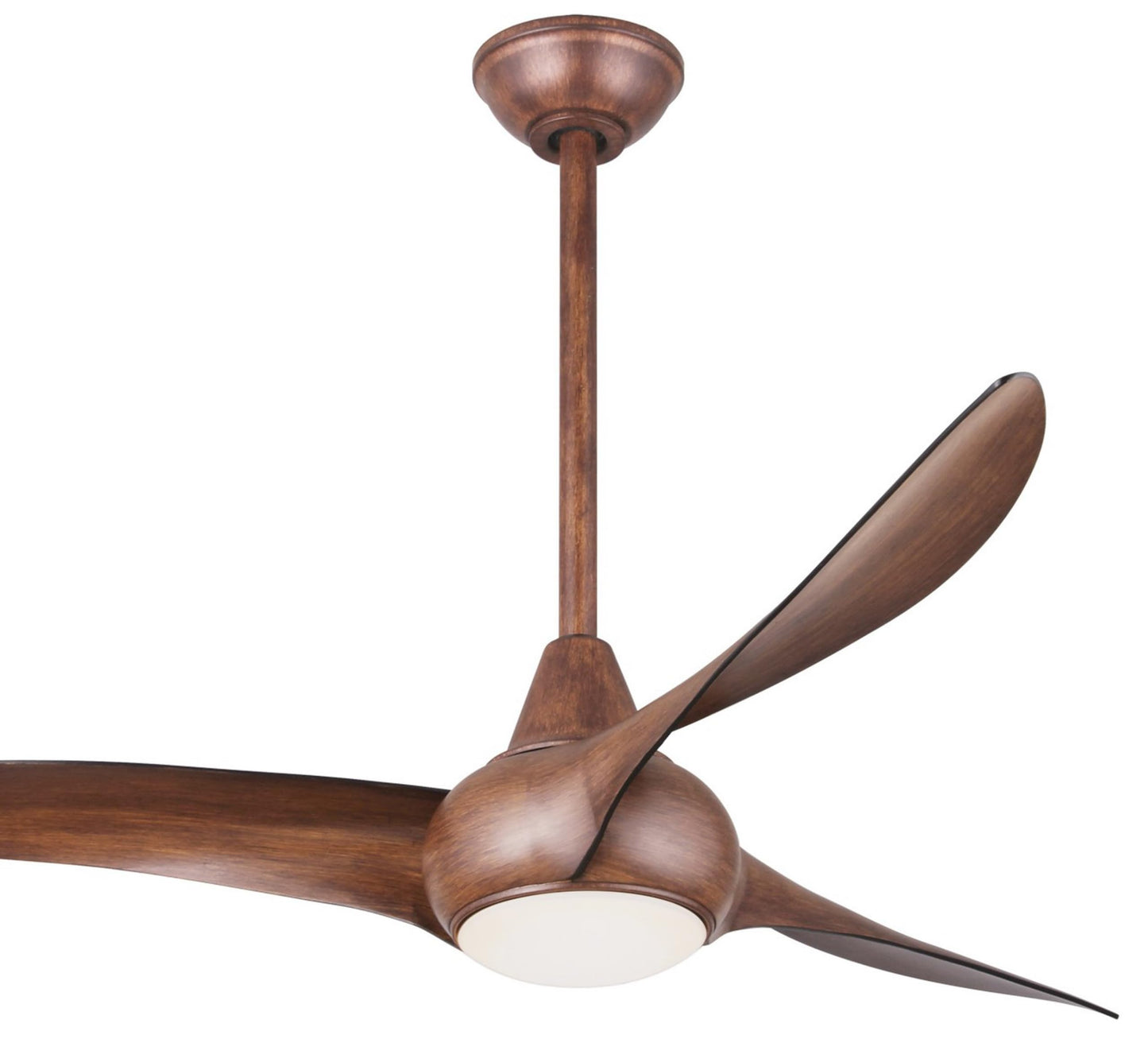 Minka-Aire F844-DK, Light Wave 52" Ceiling Fan with LED Light Kit, Distressed Koa Finish