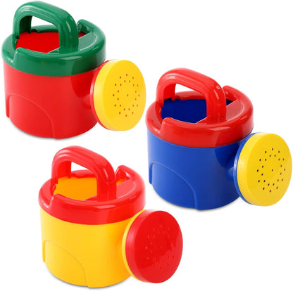 3 Pack Nicunom Plastic Watering Cans for Kids, Sand and Beach Toy Watering Can Toys Kid Garden Water Can Children