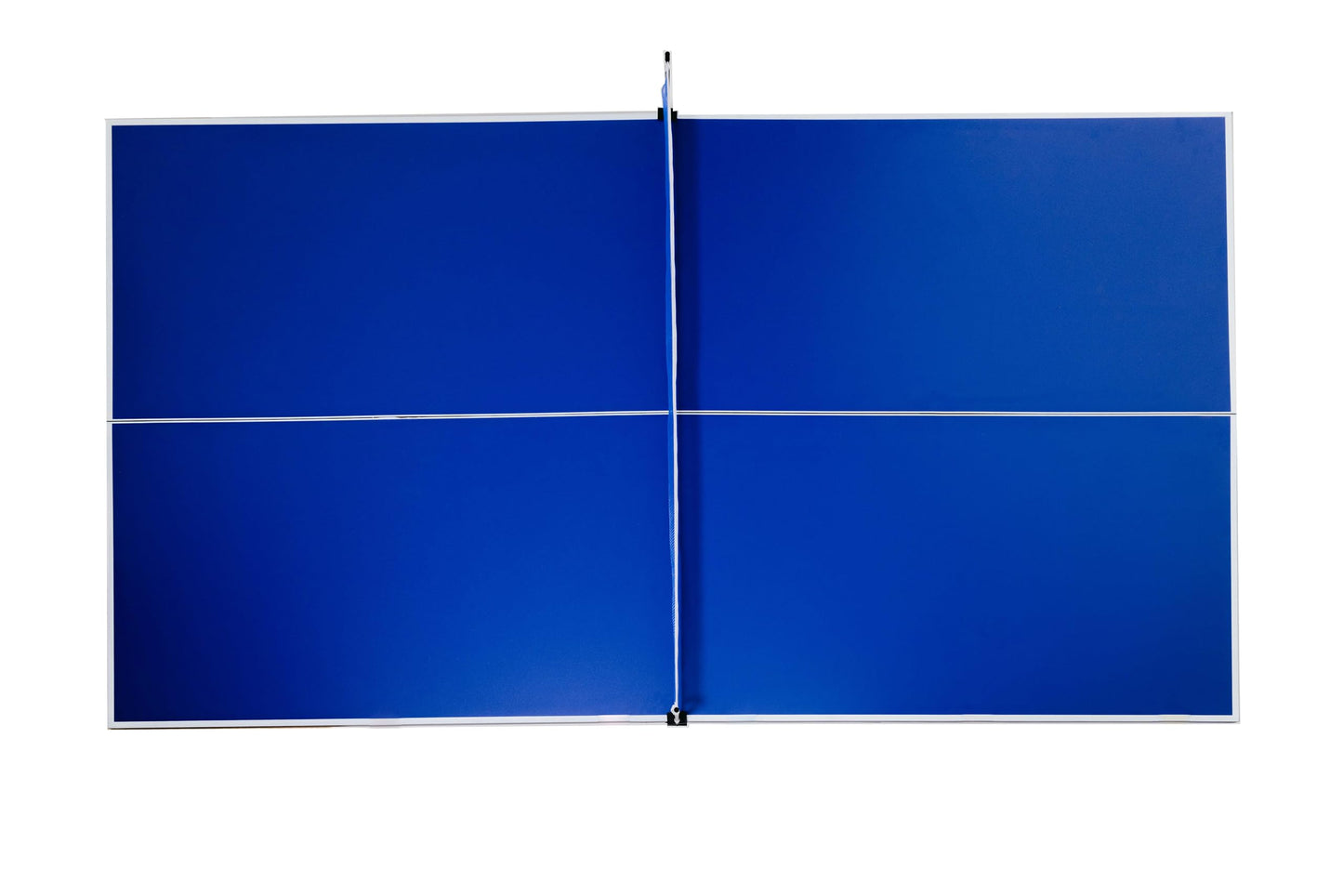 RACK Virgo Table Tennis Conversion Top for Billiard/Pool Table (Blue) – Full-Size 4-Piece Folding Ping Pong Table, Pool Table Tennis Top, Foldable Table Tennis Table