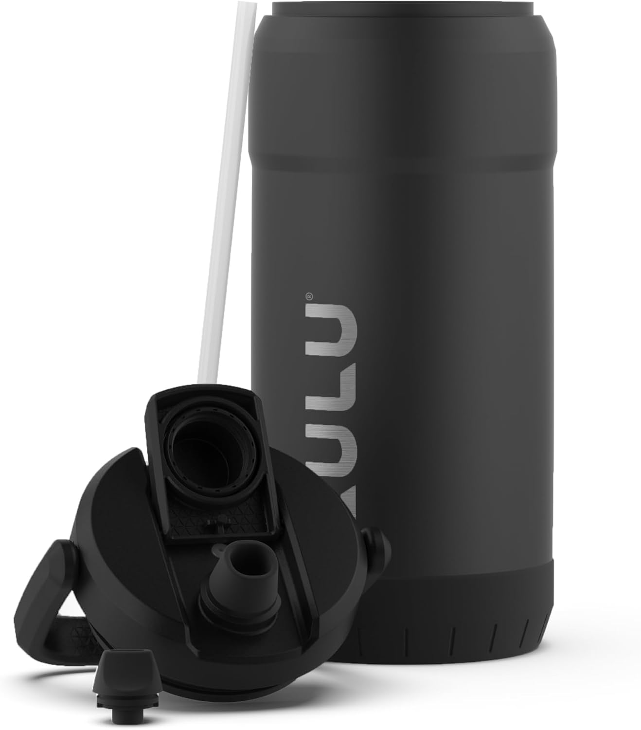 ZULU Goals Vacuum Insulated Large Capacity Stainless Steel Water Bottle | Reusable Jug with Carry Handle