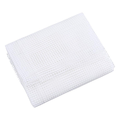 PH PandaHall 4CT Blank Rug Hooking Mesh 59x39 Inch Wide White Latch Hook Canvas Carpet Knitting Mesh Cloth Crocheting Tools for DIY Rug Tapestry Canvas Embroidery Woven Craft Projects Making