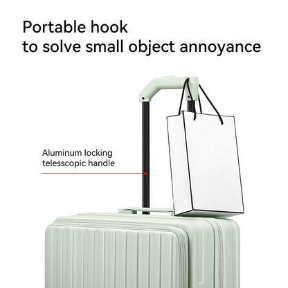ROAMING Luggage Sets Hard shell Suitcase Top Opening Expandable with Spinner Wheels,Sturdy Large Suitcase Tsa Lock 20 Inch Carry on 28 Inch Checked Luggage,2-Piece Set (20/28) for Woman Men.Jade cyan