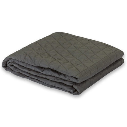 EarthLite Premium Quilted Blanket – Extra Soft Microfiber, Hypoallergenic, Reversible, Machine-Washable (60" x 90"), Taupe