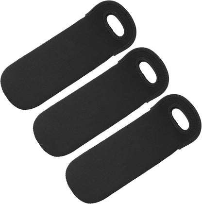 3pcs Thick Insulating Neoprene Wine Carrier Travel Bag - Waterproof Dustproof Champagne Bottle Tote