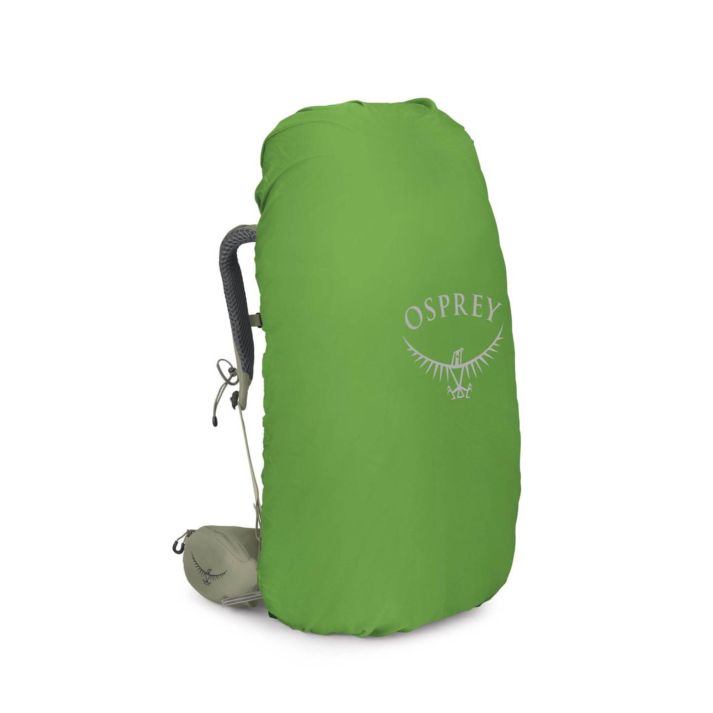 Osprey Kestrel 58L Men's Backpacking Backpack - Hiking & Camping Bag with Waterproof Raincover, Olive Tan, Large/X-Large