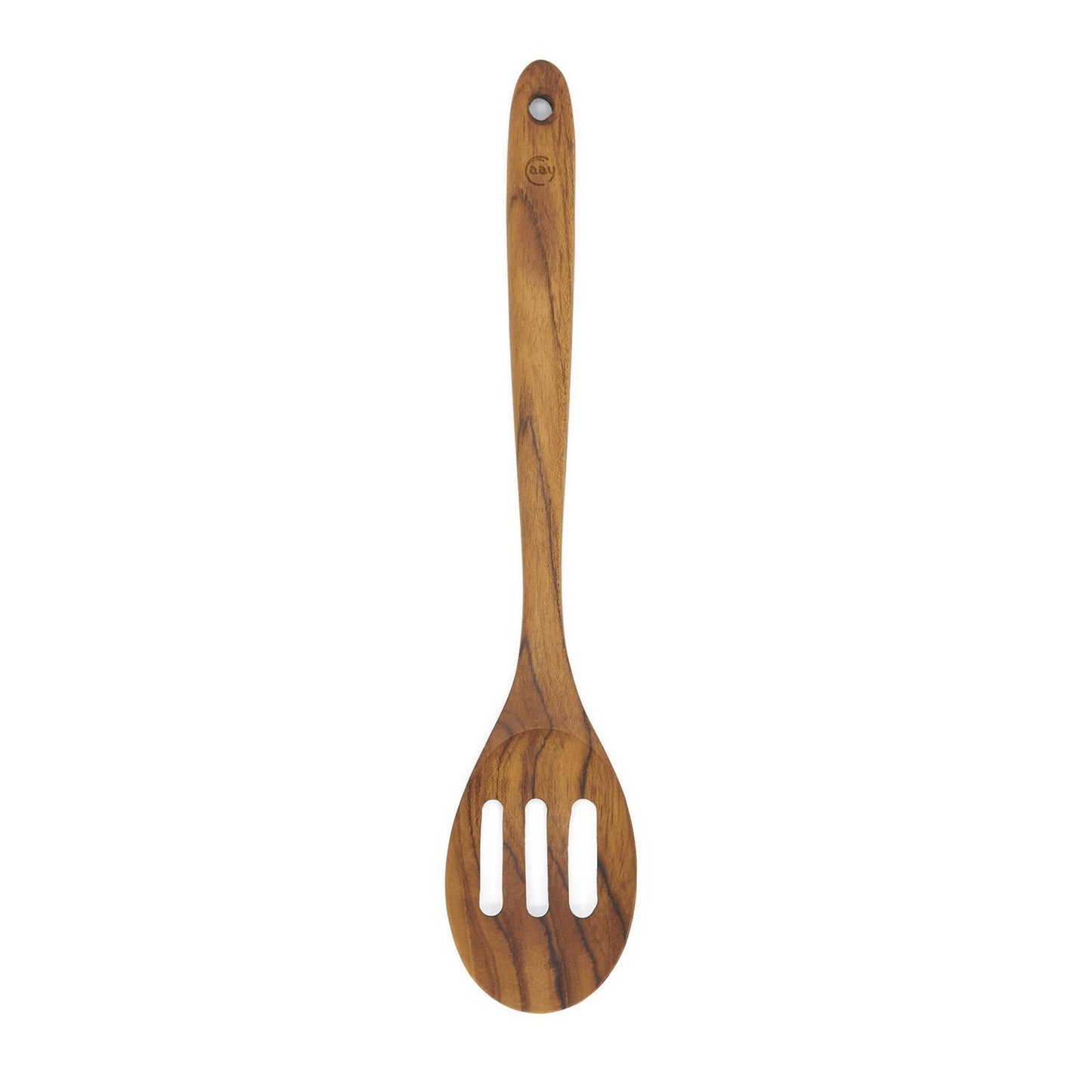 FAAY Premium Wooden Slotted Spoon, Handcraft from Teak | Healthy, Durable, High Moist and High Heat Resistance for Non Stick Cookware.