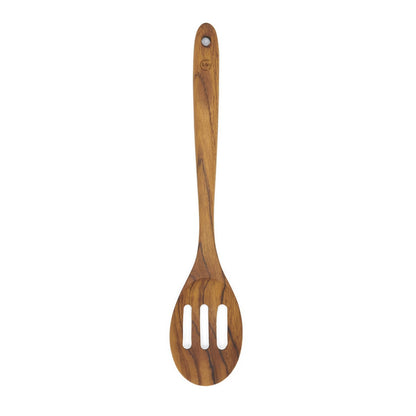 FAAY Premium Wooden Slotted Spoon, Handcraft from Teak | Healthy, Durable, High Moist and High Heat Resistance for Non Stick Cookware.