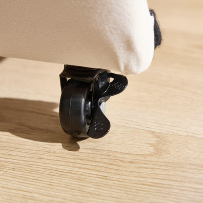 Ball & Cast Full Size Daybed with Trundle,Velvet Upholstered Day Bed Frame Full with USB Port and Solid Wood Slat Support,L Shaped Corner Trundle Bed,No Box Spring Needed,Beige