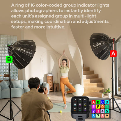 Godox AD100 Pro II AD100Pro II 100Ws Flash, 490 Full Power Flashes, 0.01-1.5s Recycling, 2W LED Model Light, 1/8000s HSS, 2.4G Wireless, Pocket Flash Strobe for DSLR Cameras (Godox AD100 Pro Upgrade)