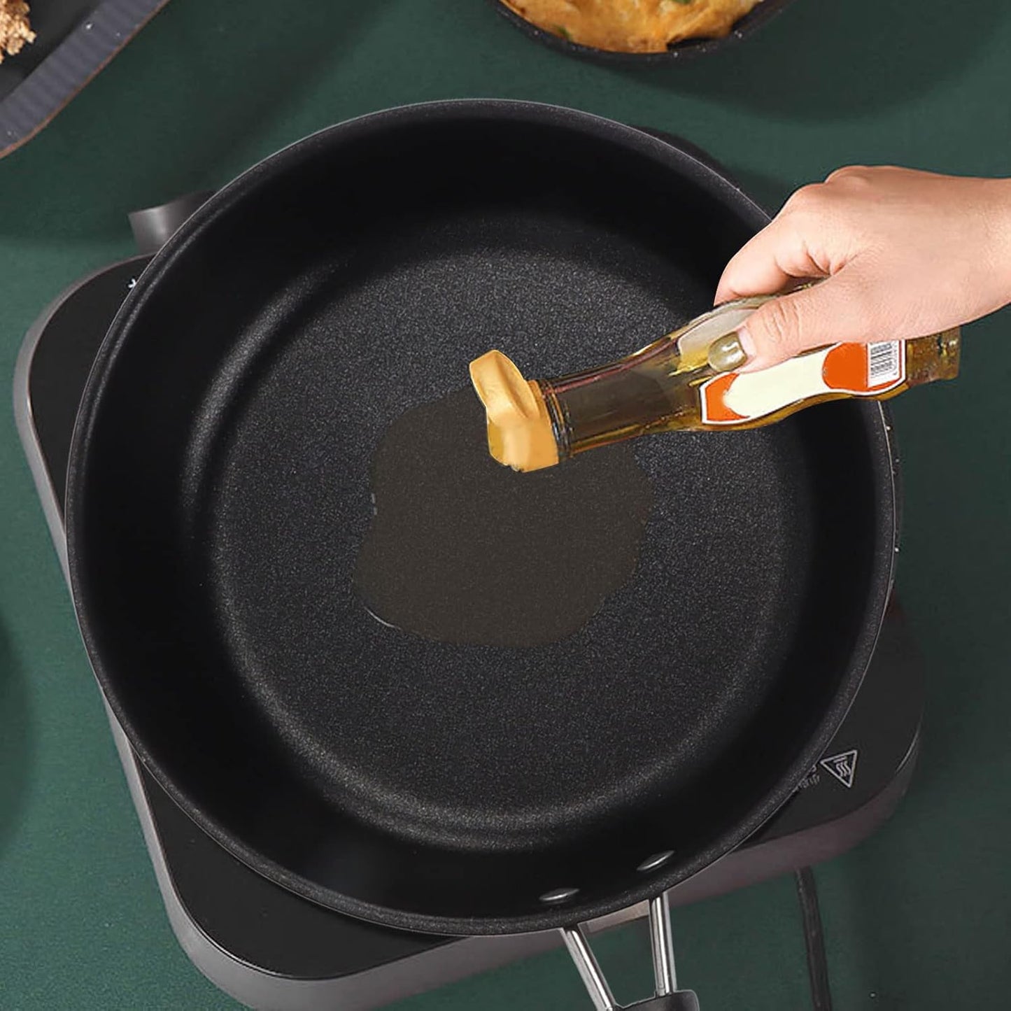 Nonstick Frying Pan, Professional Stainless Steel Omelet Pan, Dishwasher Safe, 16cm
