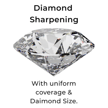 DMT D8F Dia-Sharp Bench Stone - Diamond Knife Sharpener for the Workshop, Jobsite or Kitchen - Fine - Flat Diamond Sharpening - Non-Slip Knife Sharpener- Made in the USA - 8 x 3 x 0.38 Inches