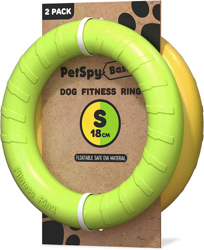 PetSpy Dog Ring Toy – Flying Ring for Outdoor Play, Floating Training & Fetch Toy for Throwing, Catching & Chewers – Durable EVA Flying Disc for Small, Medium & Large Dogs