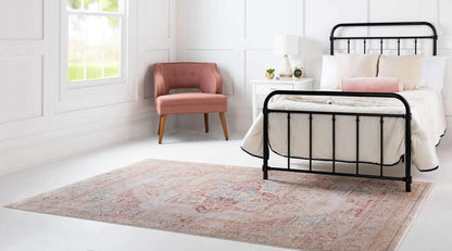 Unique Loom Noble Collection Area Rug - Victoria (8' x 10' Rectangle, Multi/Beige)