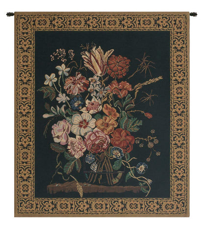 C Charlotte Home Furnishings Inc Bouquet de Verendael Belgian Tapestry Wall Hanging | Viscose Cotton and Polyester Blend Wall Art | 69 in. x 57 in | Home Decor Accents