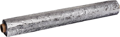 Oasis Supply Embossed Florist Foil | 20IN x 30FT, Silver 1 Roll