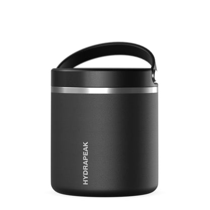 Hydrapeak 25oz Stainless Steel Vacuum Insulated Food Jar | Kids Jar for Hot Food and Cold Food, Wide Mouth Leak-Proof Soup Jar for Adults, 10 Hours Hot and 16 Hours Cold (Stone)