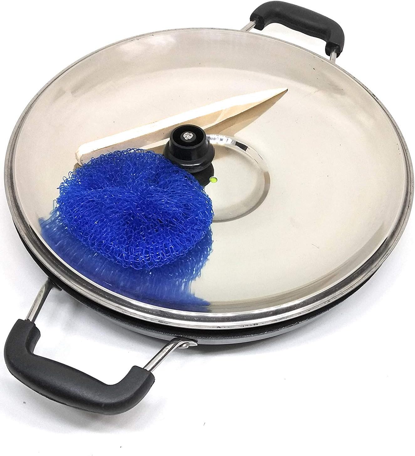Non Stick Appam Maker, 12 Cavity Appam Patra Pan with Stainless Steel Lid