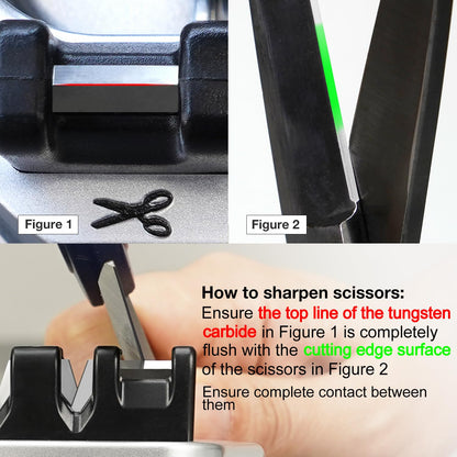 SHARPAL 191H Knife Scissors Sharpener | Repairs, Restores & Sharpens Straight, Serrated & Kitchen Knives – Versatile Sharpening Tool for Blades Mothers Day Gifts